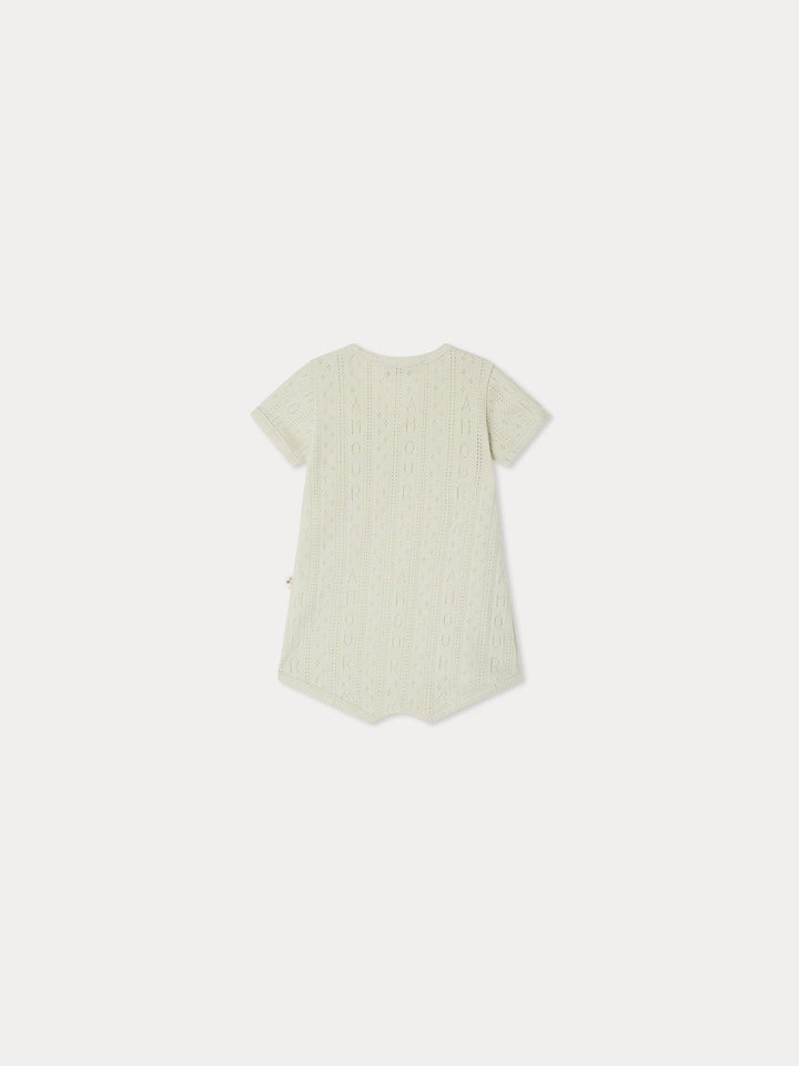 Grey Knit Pajama - Vert Celadon 041C - Posh New York