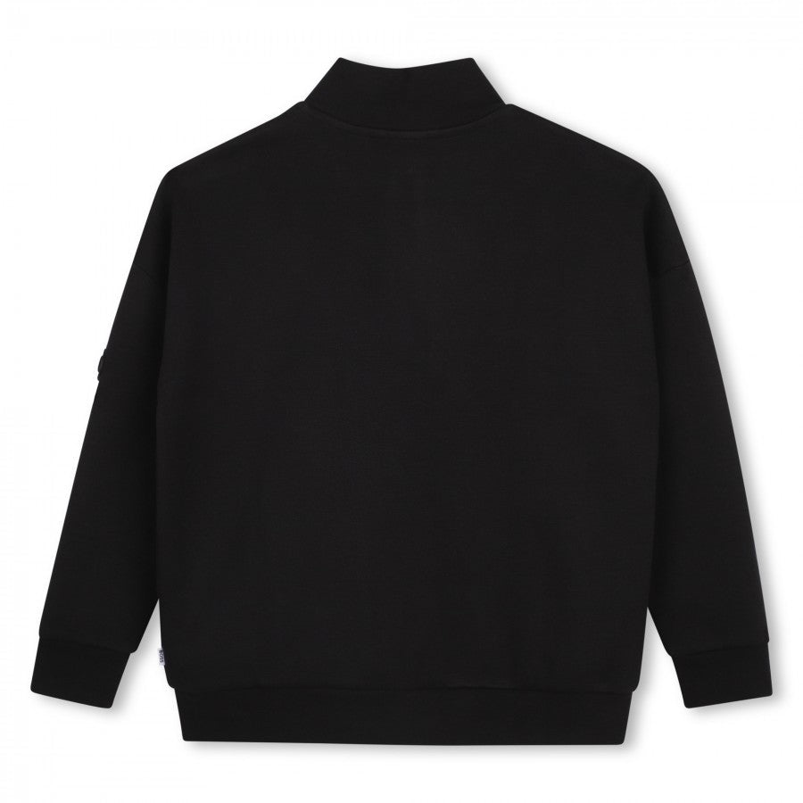 HALF ZIP PIQUE SWEATSHIRT - Posh New York