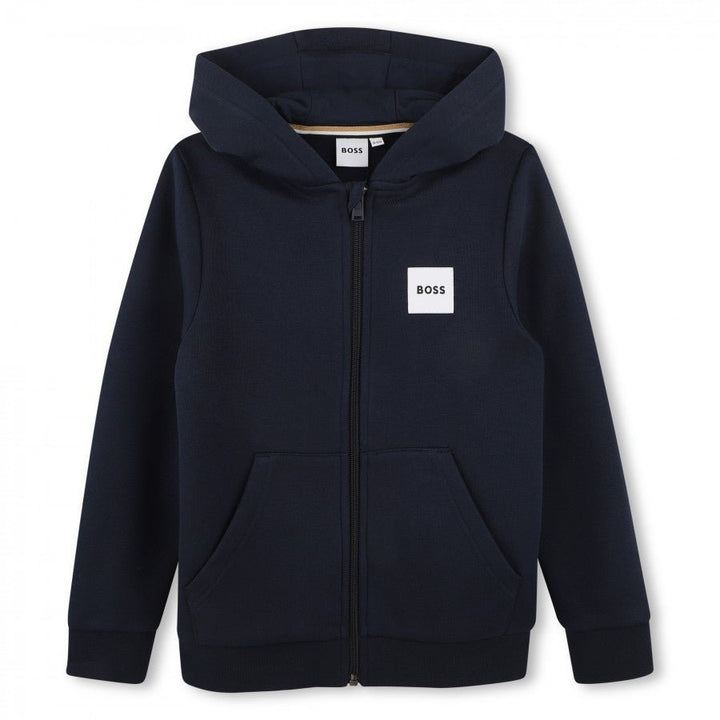 HOODIE WITH SQUARE BOSS LOGO - Posh New York