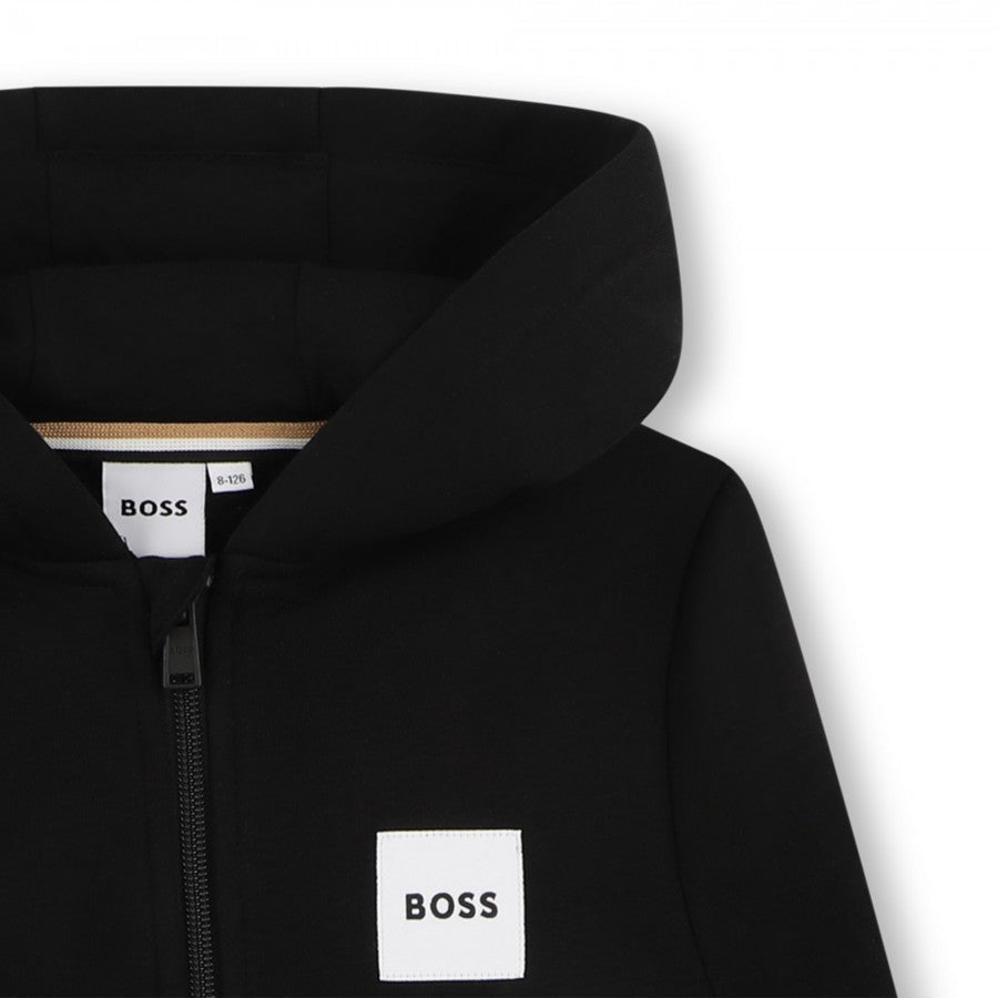 HOODIE WITH SQUARE BOSS LOGO - Posh New York