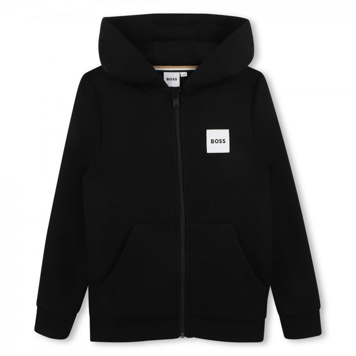 HOODIE WITH SQUARE BOSS LOGO - Posh New York