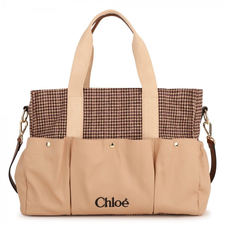 HOUNDSTOOTH CHANGING BAG - Posh New York