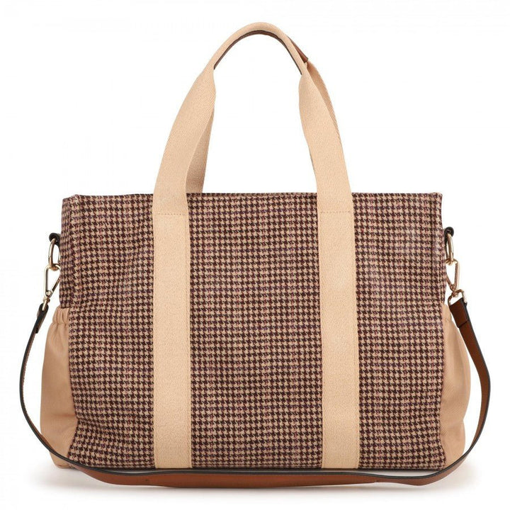 HOUNDSTOOTH CHANGING BAG - Posh New York