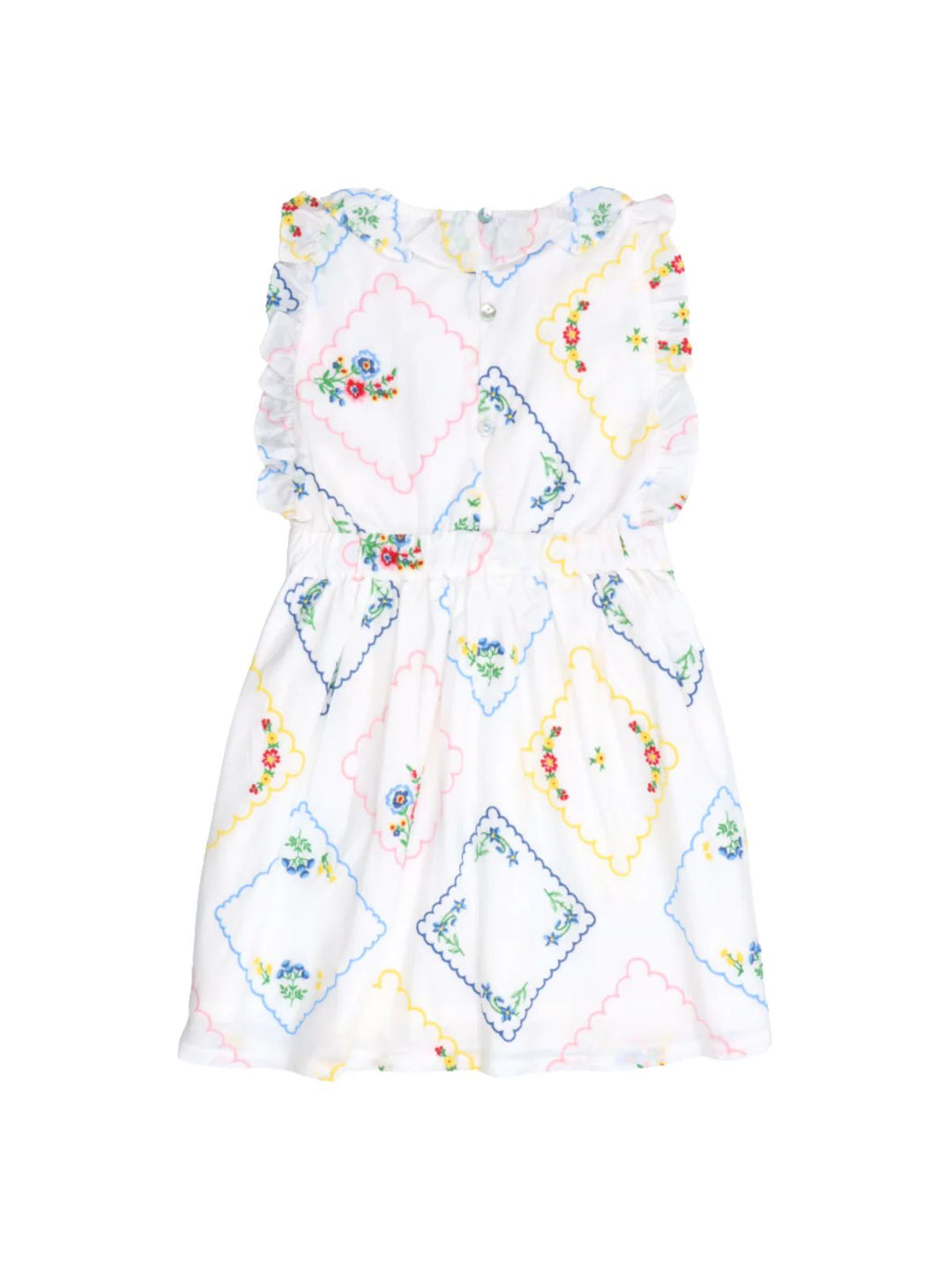 Jacinthe Multicolor Embroidery Dress - Multicolor Embroider - Posh New York