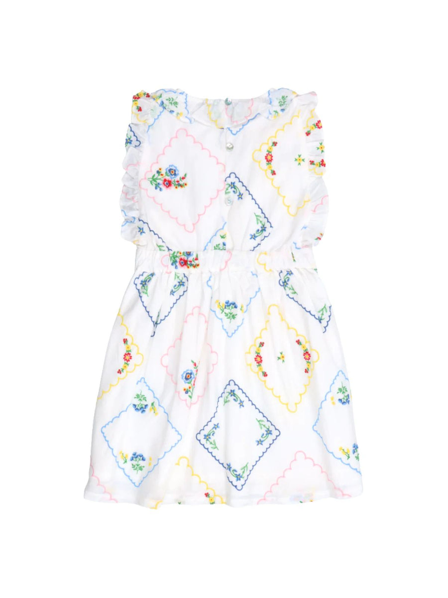 Jacinthe Multicolor Embroidery Dress - Multicolor Embroider - Posh New York