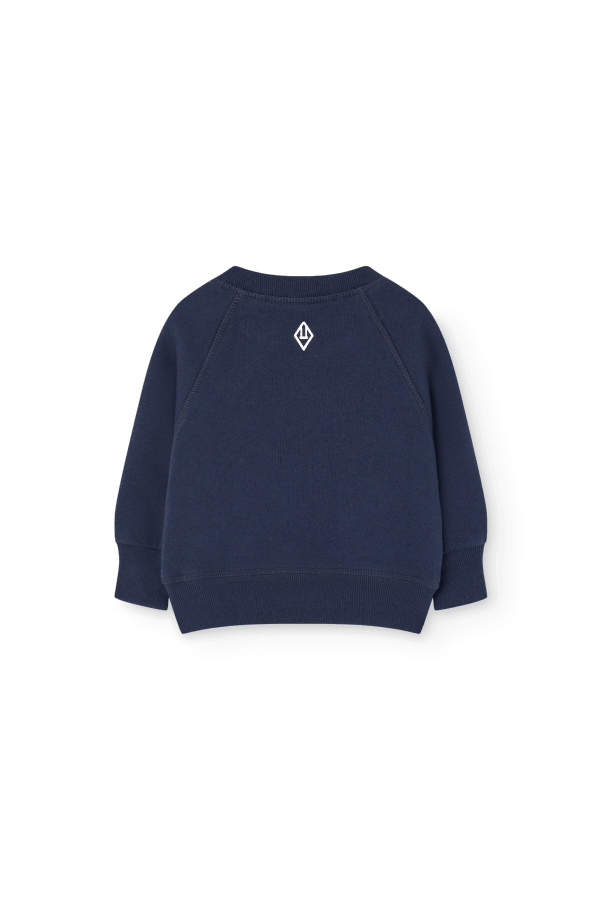 JACKAL BABY SWEATSHIRT NAVY - Posh New York