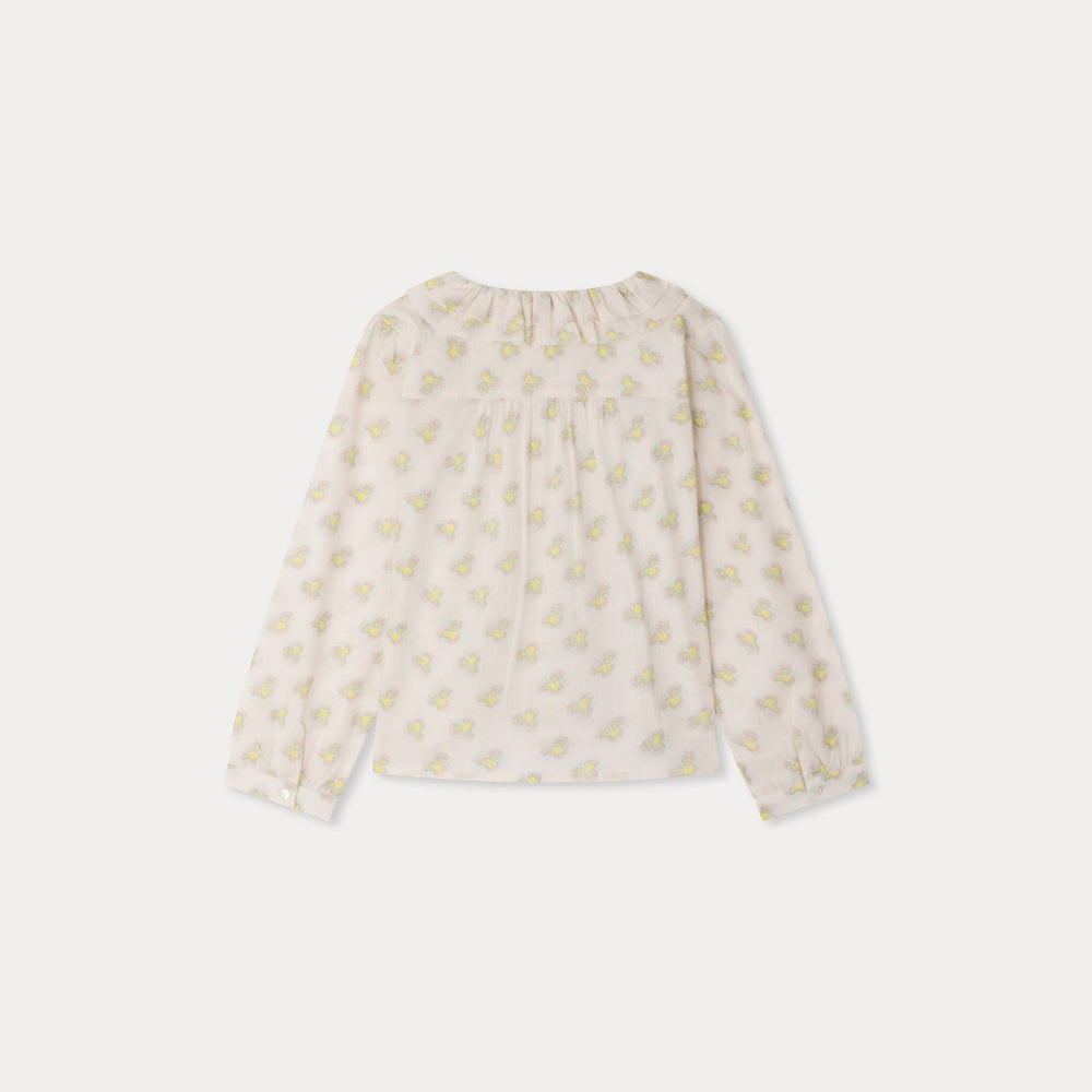 Jaffa Blouse With Ruffle Collar - Imp Anis 639 - Posh New York