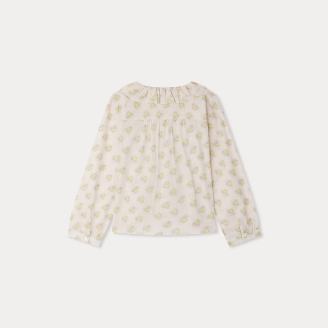 Jaffa Blouse With Ruffle Collar - Imp Anis 639 - Posh New York