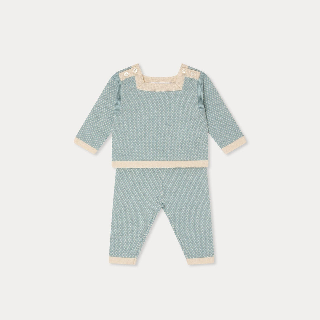 Joe Blue Knit Set - Bleu Moyen 915A - Posh New York
