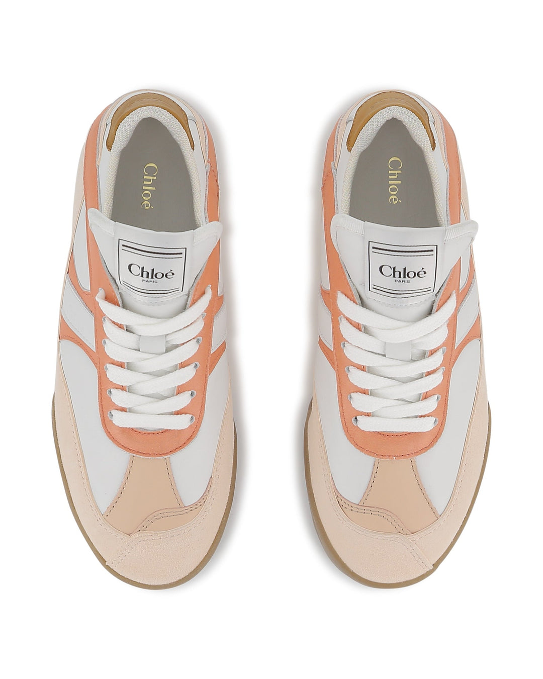Kick Low Top Sneakers - 43A Apricot - Posh New York