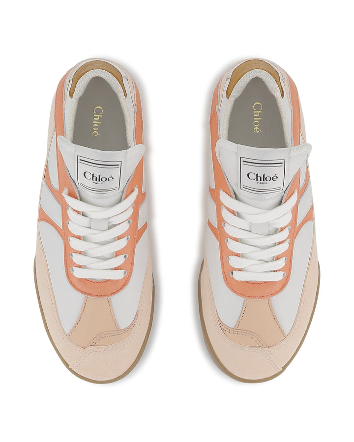 Kick Low Top Sneakers - 43A Apricot - Posh New York