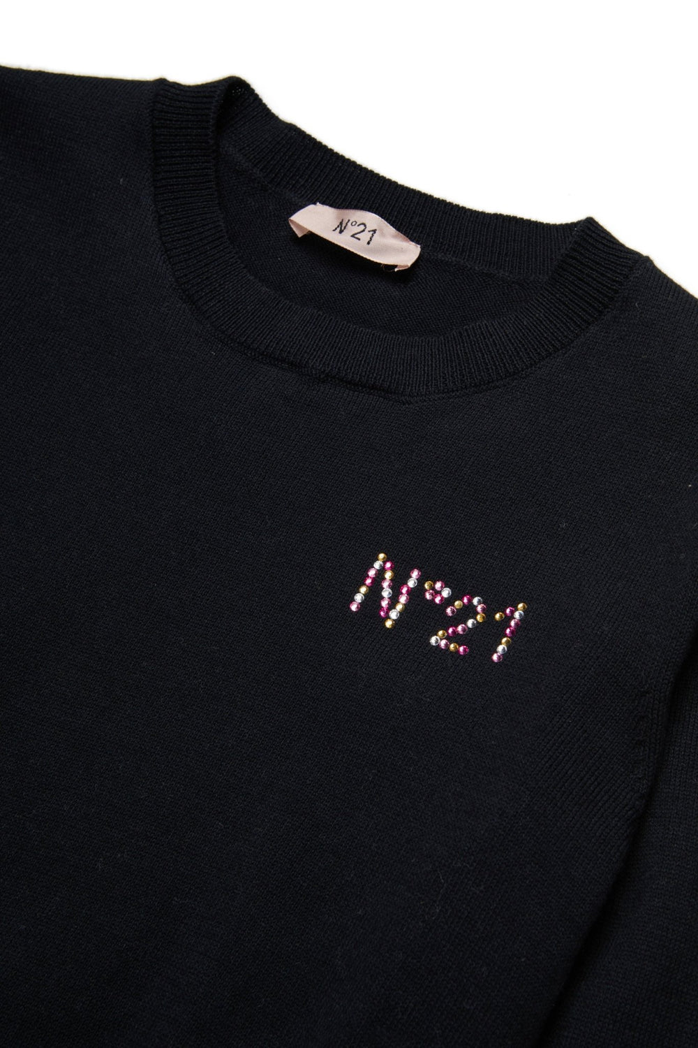 Knit Sweater Wuth Twisted Hem - Black - Posh New York