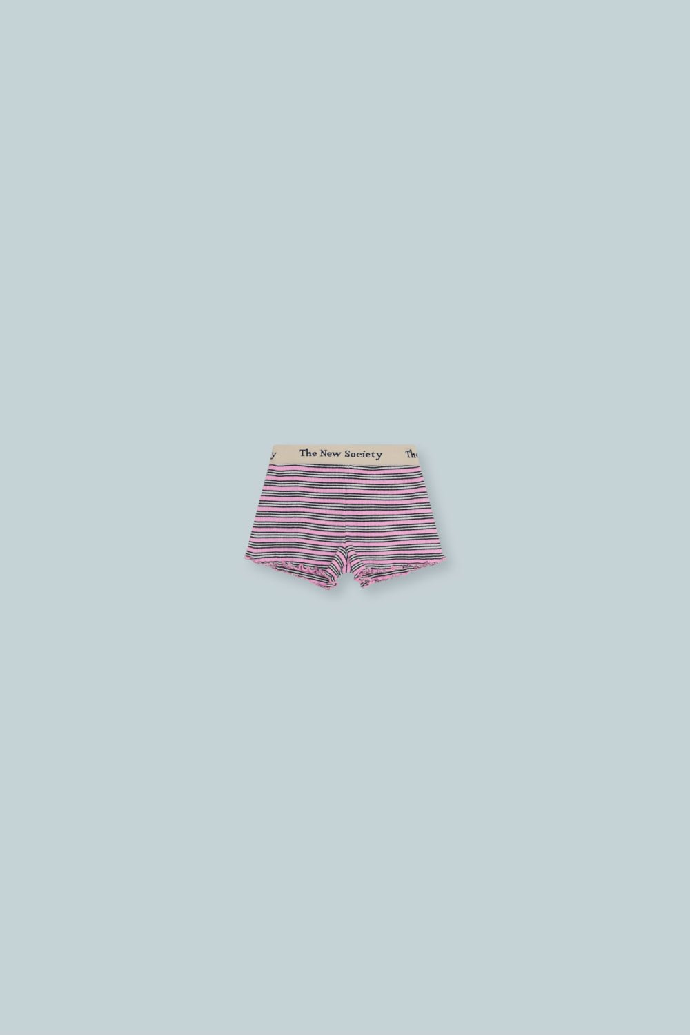 Lavendar Shorts Mini Stripes - Pink Lavendar Stripe - Posh New York