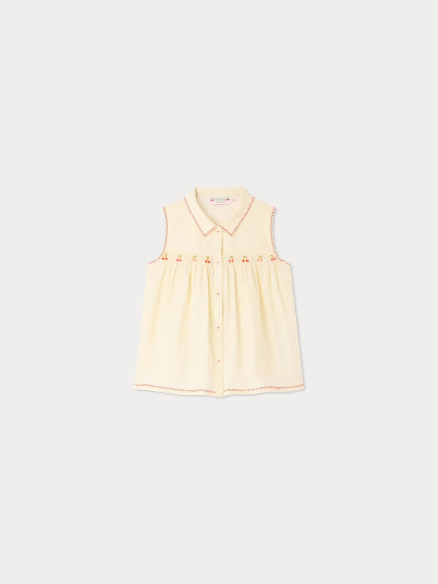 Lexi Cherry Blouse - Upb Ecru 103 - Posh New York