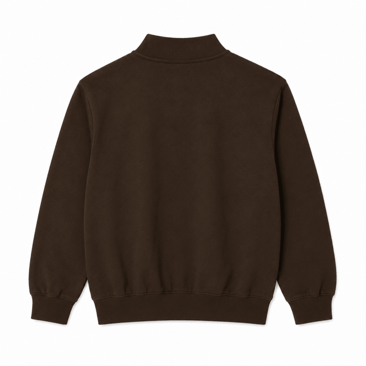 LOGO HALF ZIP SWEATSHIRT - Posh New York