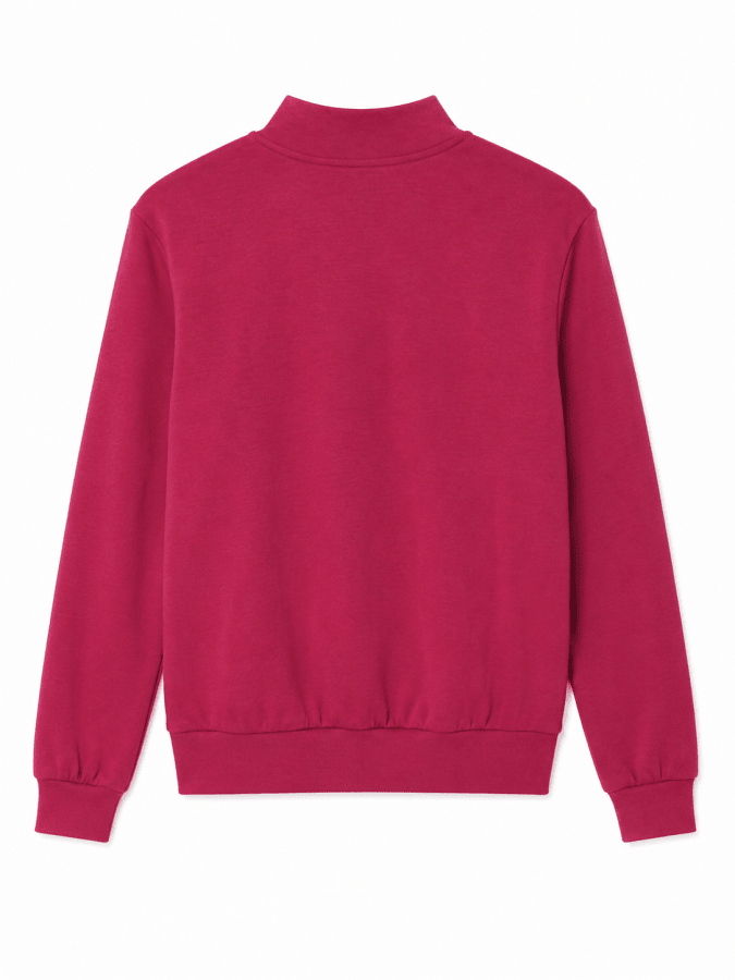 LOGO HALF ZIP SWEATSHIRT - Posh New York