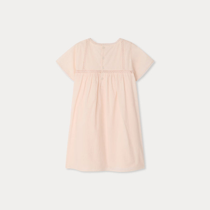 Lora Pink Cotton Dress - Rose Petale 021A - Posh New York