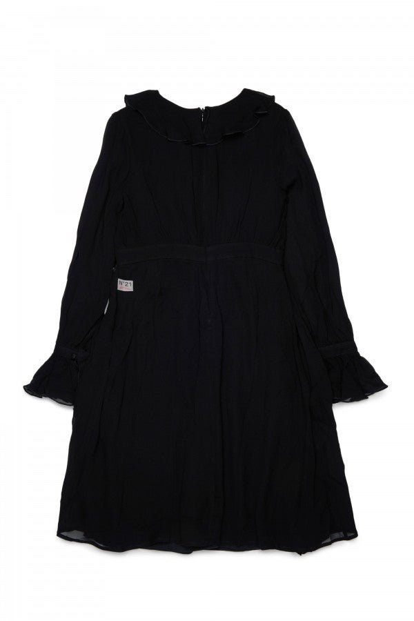 LS DRESS WITH RUFFLES - Posh New York