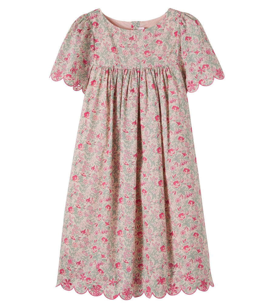Lysiane Floral Robe - Fl Framboise 528 - Posh New York