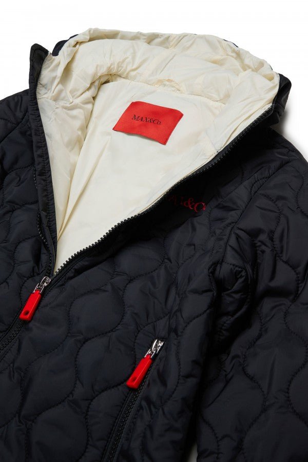 MAXJ60F ONION QUILTED NYLON JACKET WITH HOOD - Posh New York
