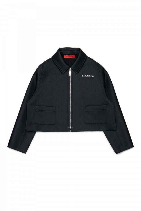 MAXJ73F NEOPRENE SHORT ZIP JACKET - Posh New York