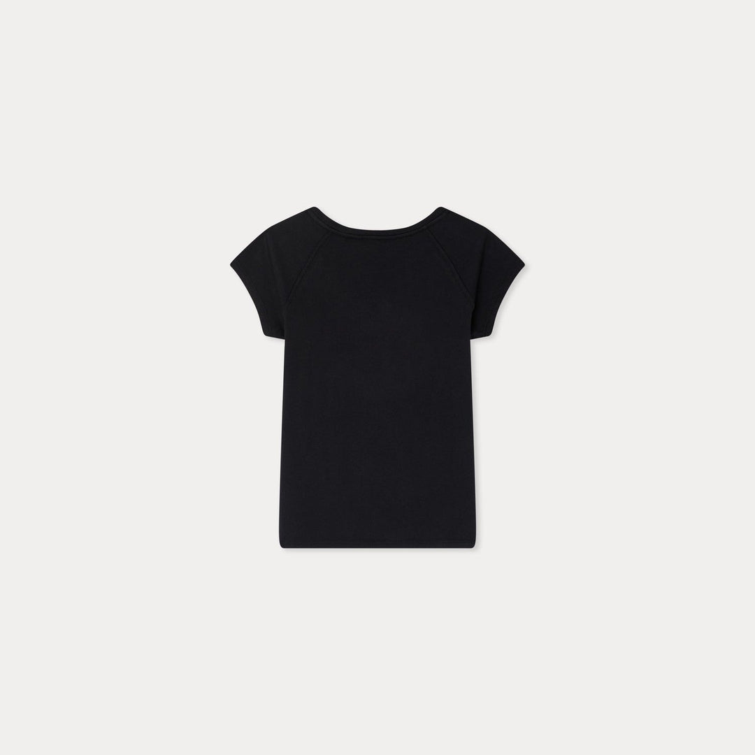 Navy Cherry Tee - Faux Noir 199A - Posh New York