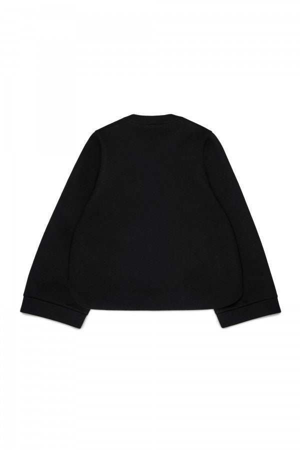 NEOPRENE VNECK CARDIGAN WITH BLUE STRIPE LINING - Posh New York