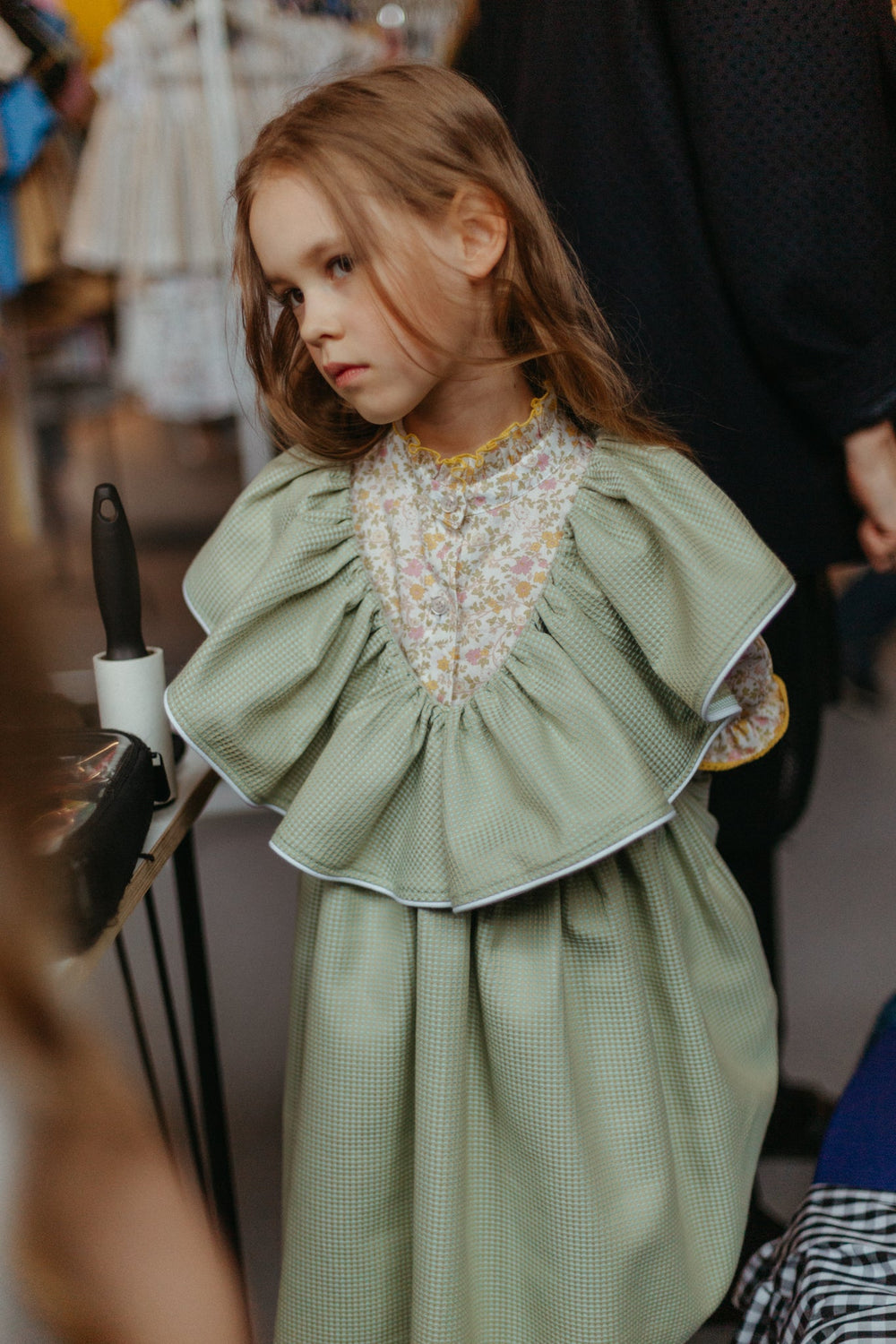 Noah Pinafore Dress - Mint - Posh New York