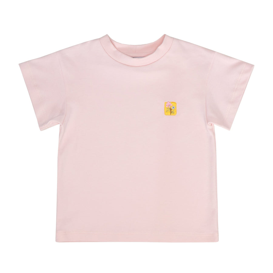 Nova Cotton Pink Tee - Pink - Posh New York