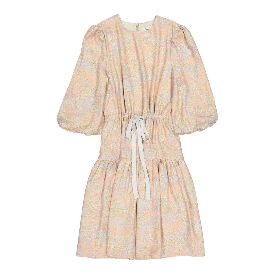 Peach Wildflower Printed Dress - Printed - Posh New York