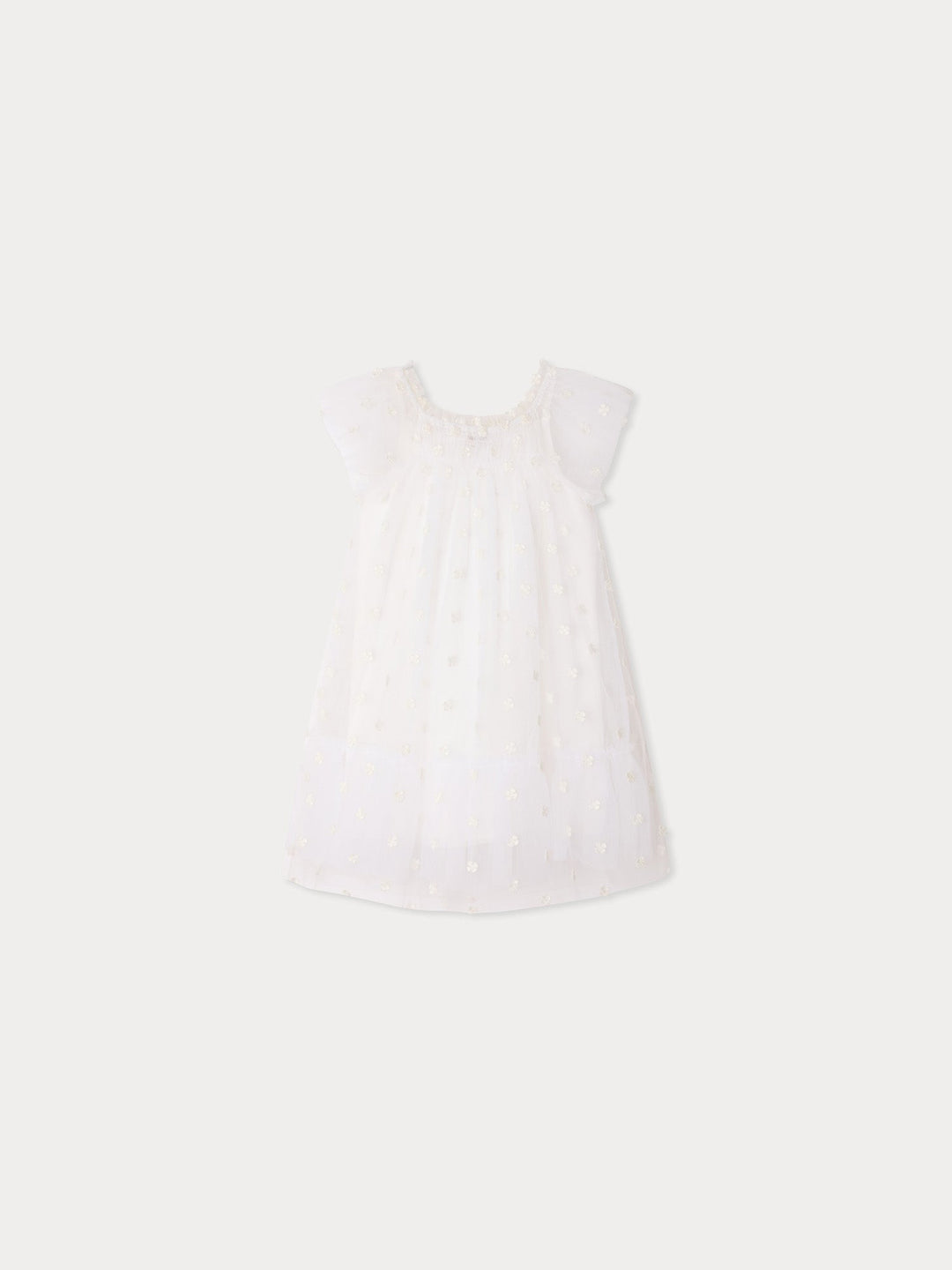 Pink Floral Cap Sleeve Dress - Blanc Naturel 101 - Posh New York