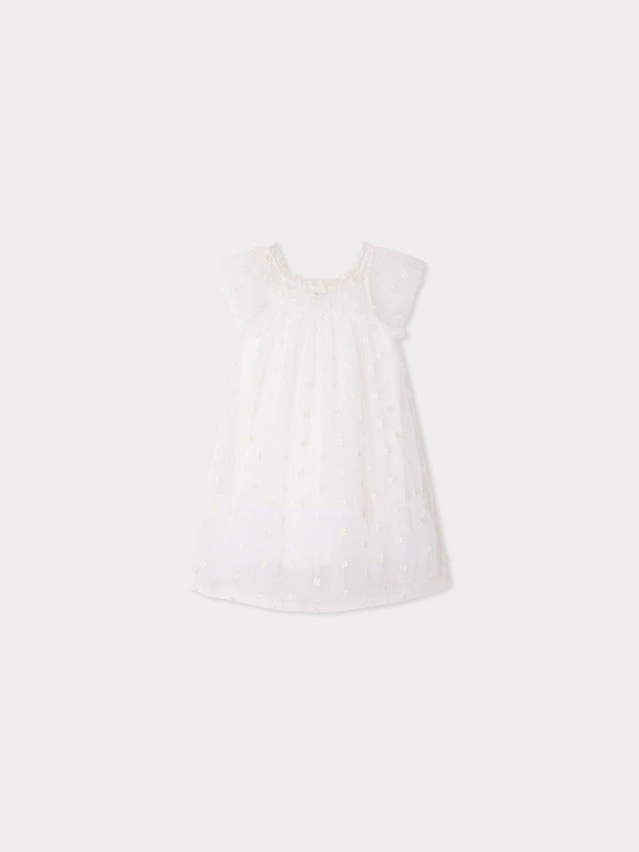 Pink Floral Cap Sleeve Dress - Blanc Naturel 101 - Posh New York