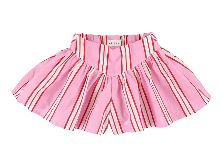 Pink Pinstrip Elastic Waistband - Pink - Posh New York