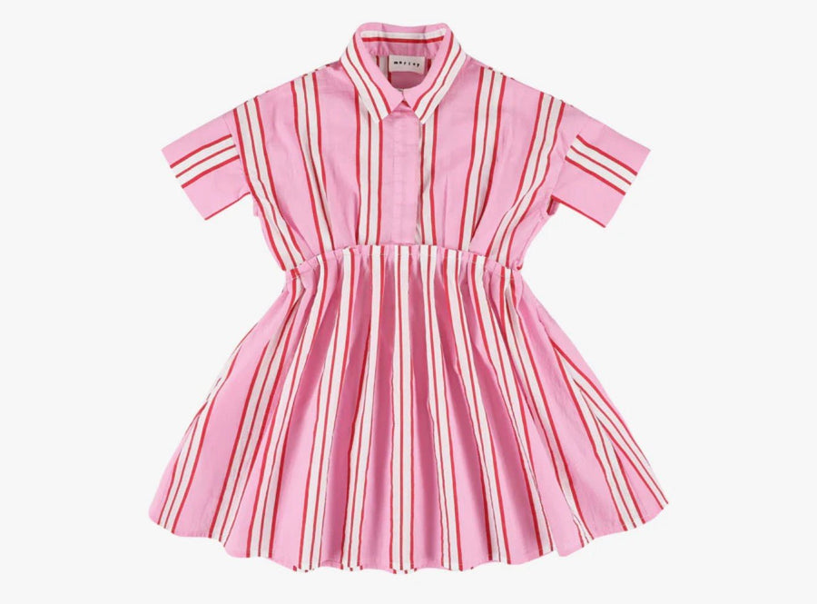 morley hot pink dress superdown Mallory High Neck Dress in Hot Pink