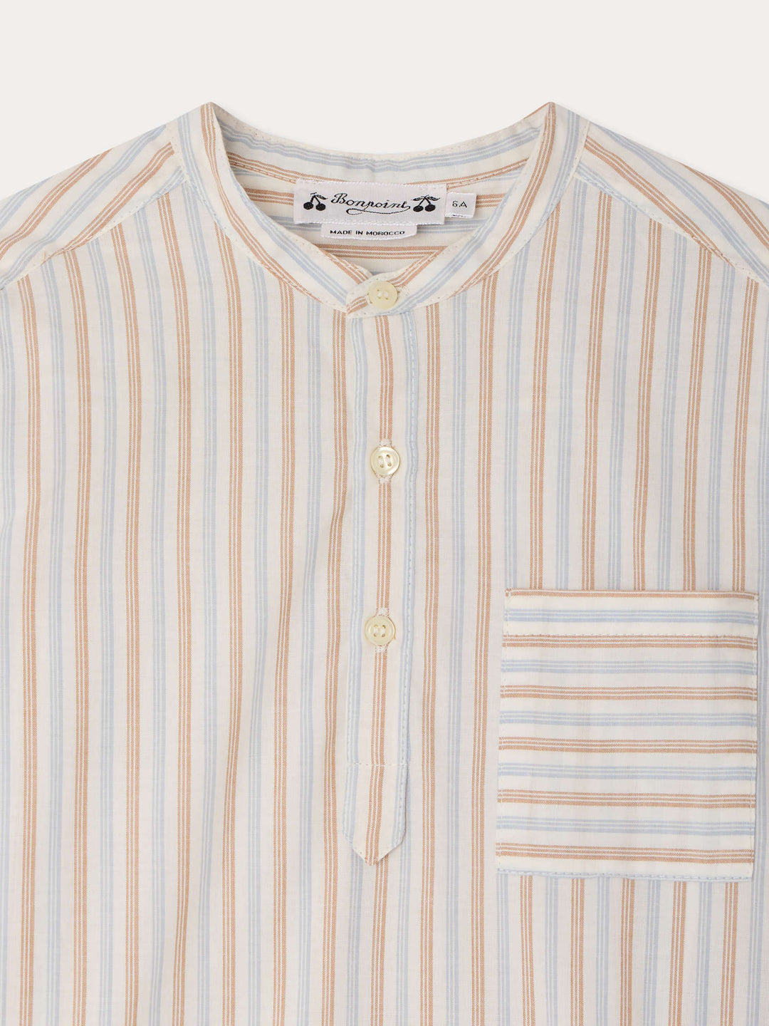 Pinstriped Collar Shirt - Rayrues Ciel 210 - Posh New York