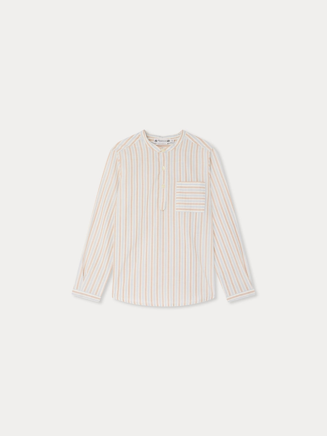 Pinstriped Collar Shirt - Rayrues Ciel 210 - Posh New York