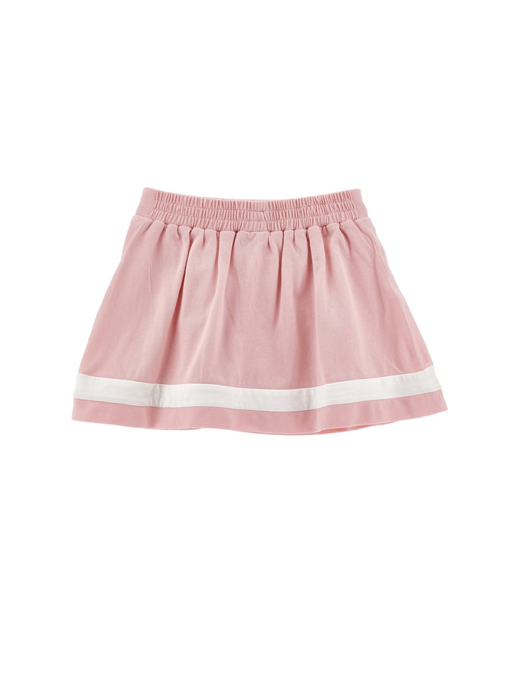 Pique Skirt With Small Logo - 0090 Pink - Posh New York