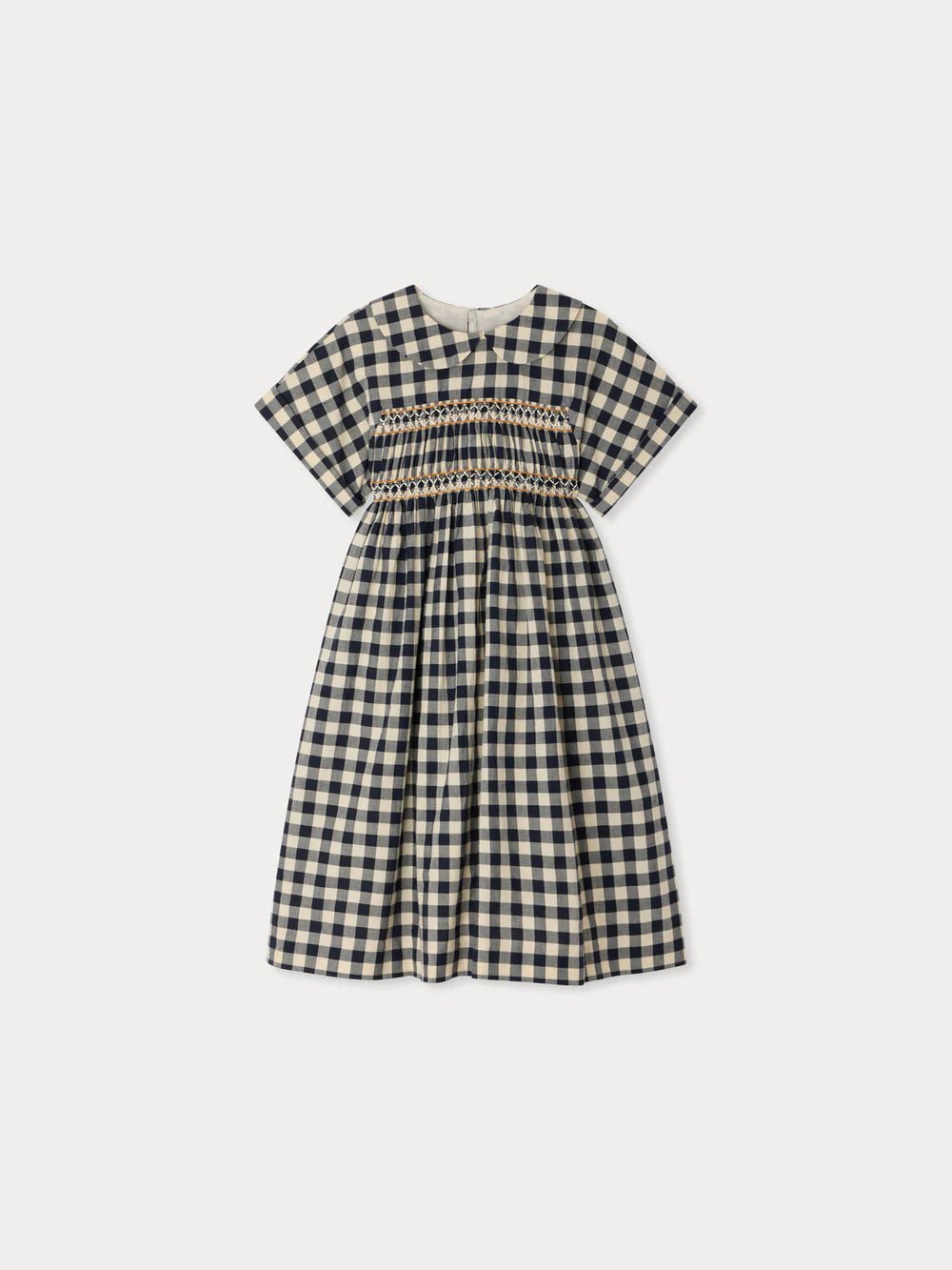 Plaid Collar Dress - Gris Fonce 894 - Posh New York