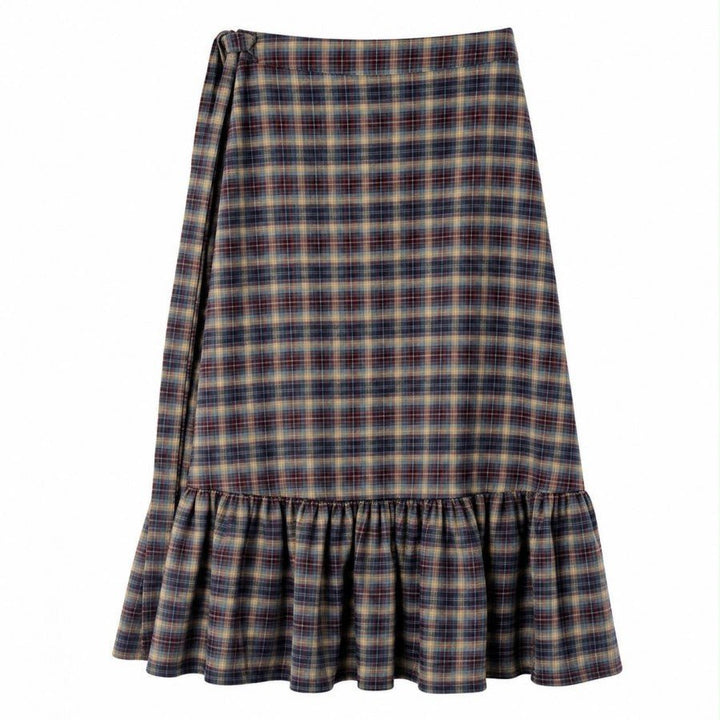 Plaid Ruffle Skirt - Posh New York