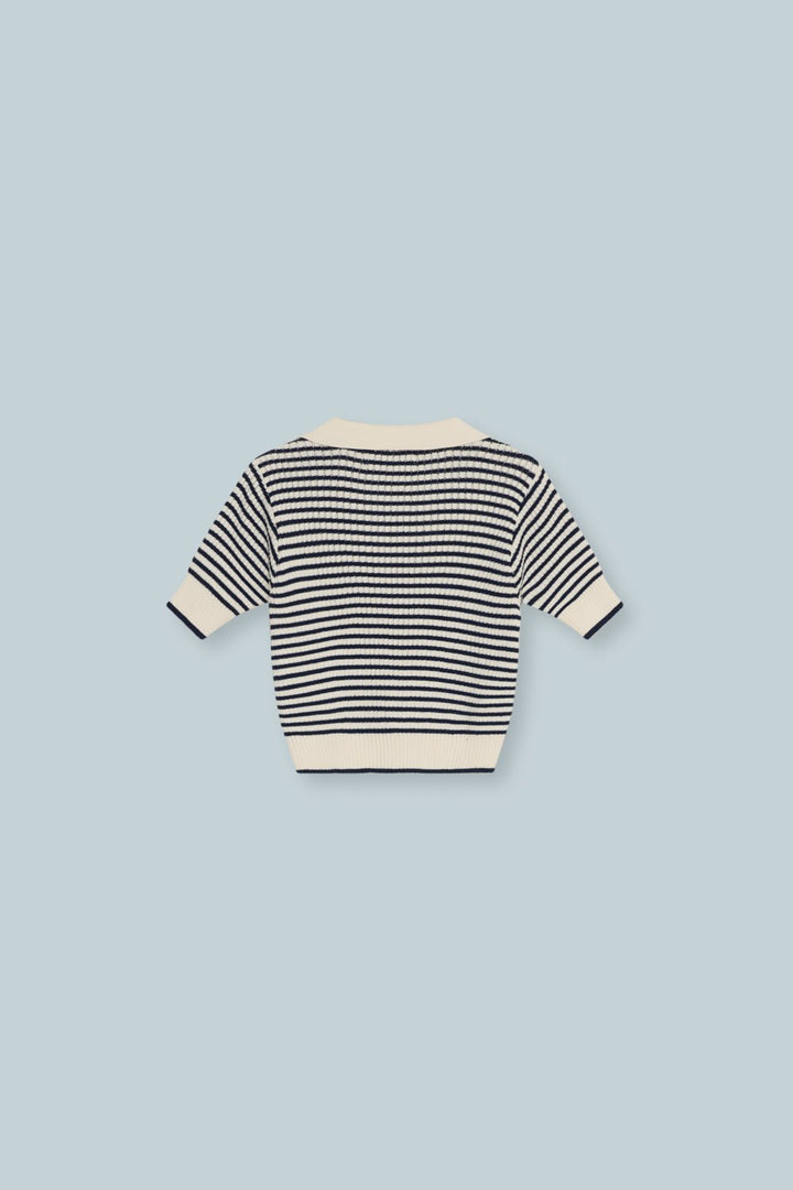 Polo Mini Knit Stripes - Summer Midnight Kni - Posh New York