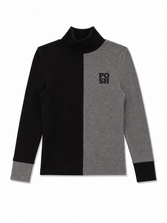 POSH SPLIT TURTLENECK - Posh New York