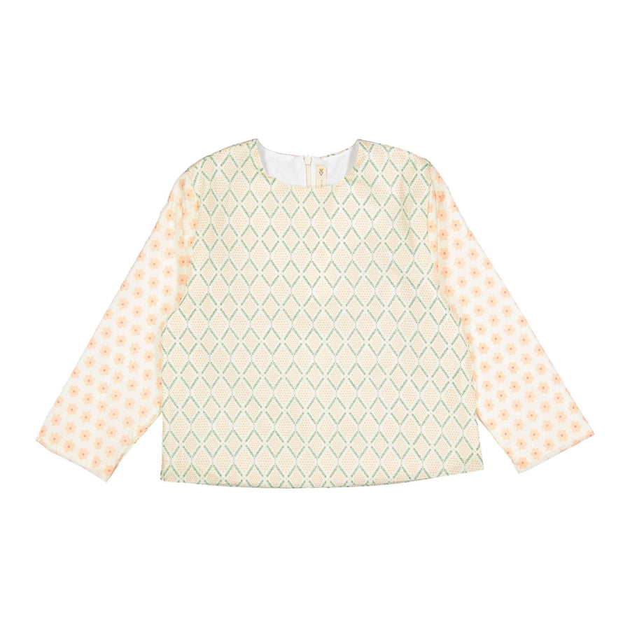Printed Blouse - Print - Posh New York