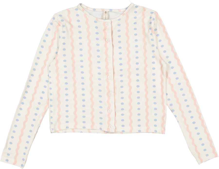 Printed Cardigan - Print - Posh New York