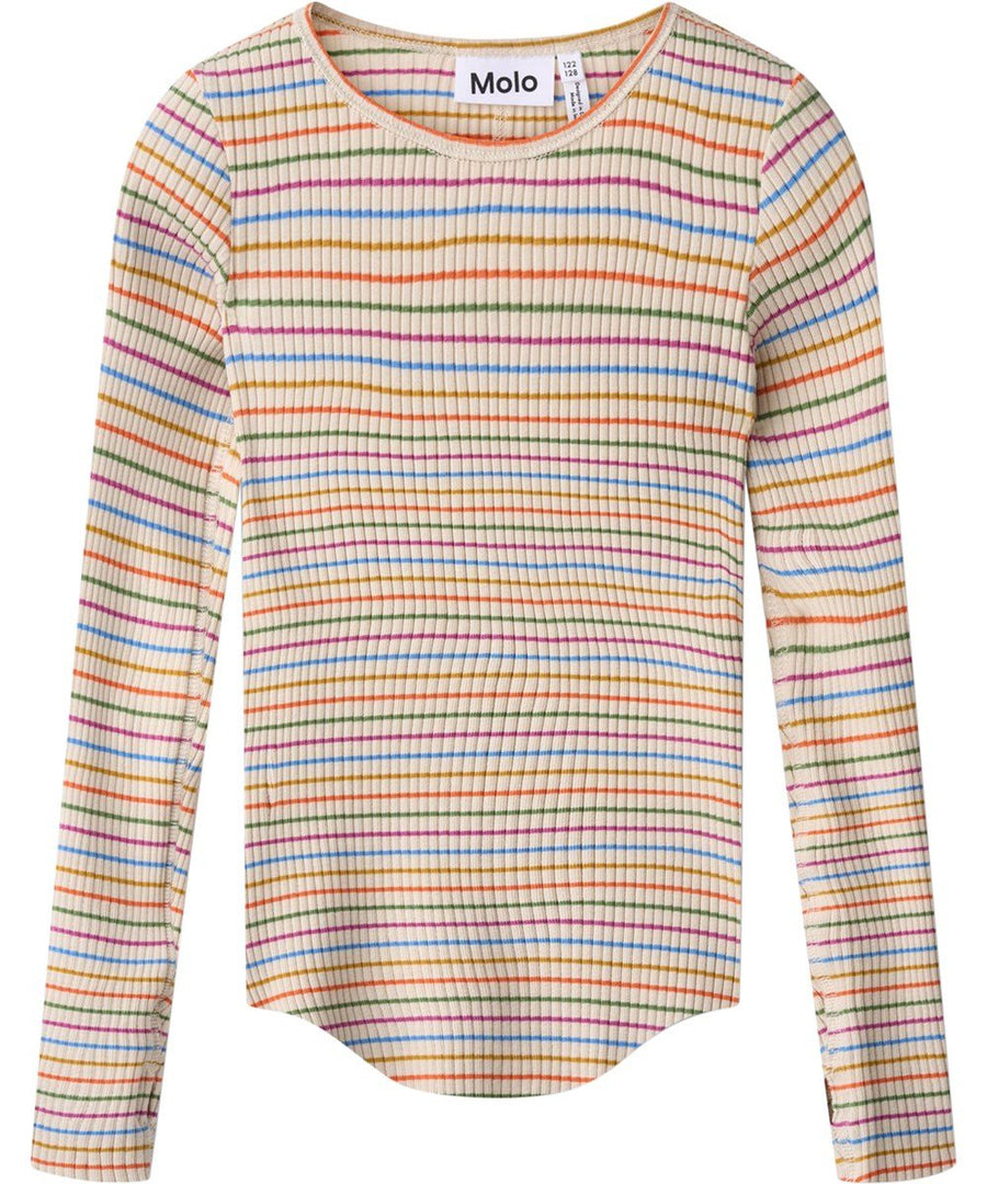 Rochelle T-Shirt - Sand Rainbow - Posh New York