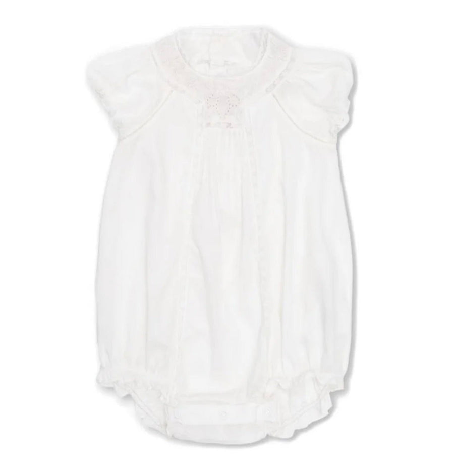 Romper Pelotti - Off White - Posh New York
