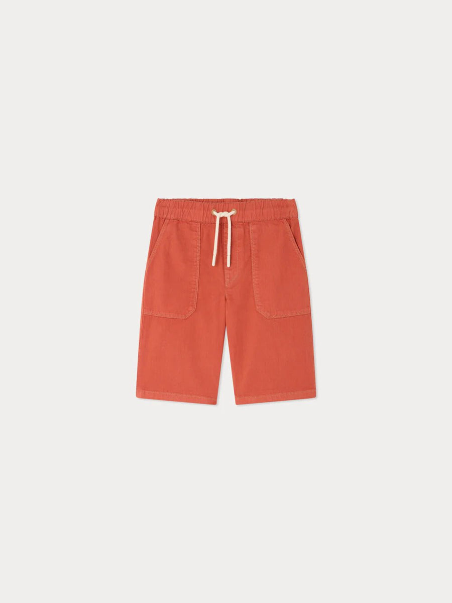 Rust Drawstring Shorts - Grenadine 051D - Posh New York