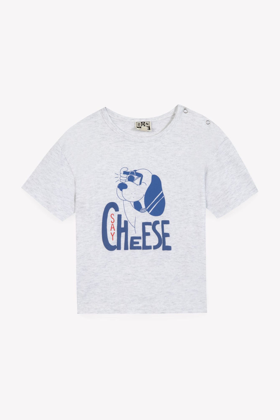 SayChees Tee - Gris Chine - Posh New York