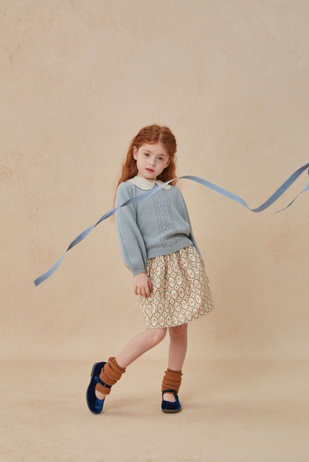 Selene Pullover Dusty Blue - Posh New York