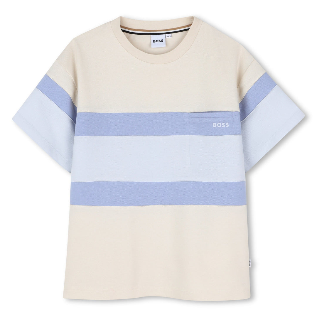 Short Sleeved Cotton Elastane - 21 Sand - Posh New York