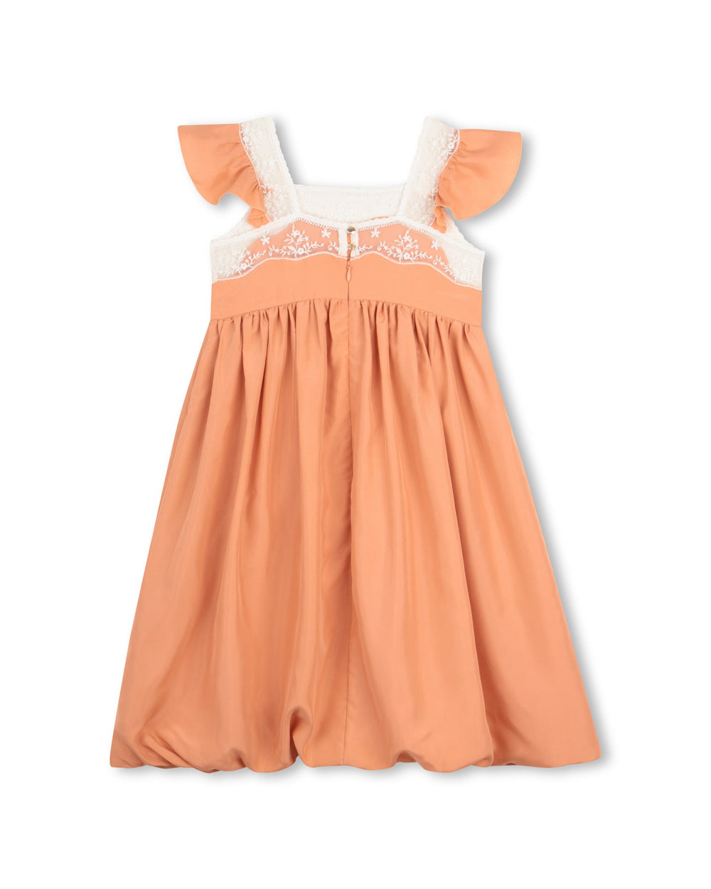 Silk Ceromony Dress - 43A Apricot - Posh New York